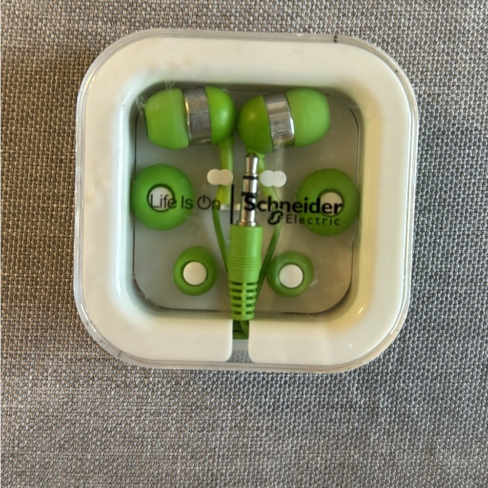 Lime Green In-Ear Headphones